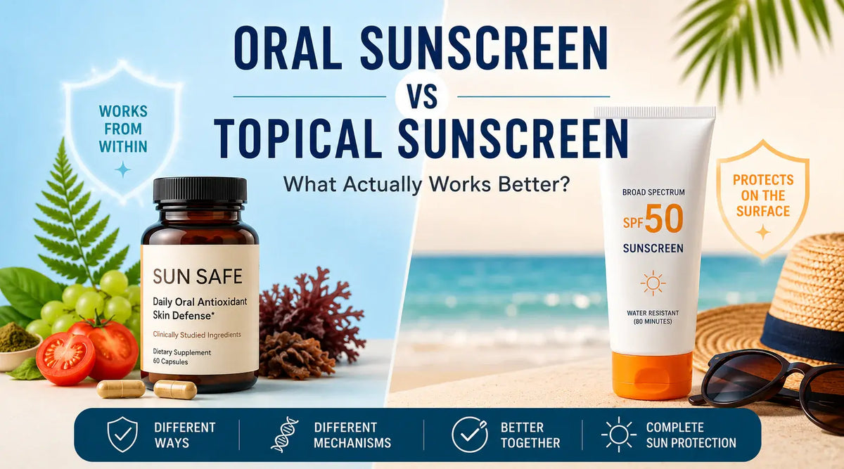 Oral Sunscreen vs Topical Sunscreen