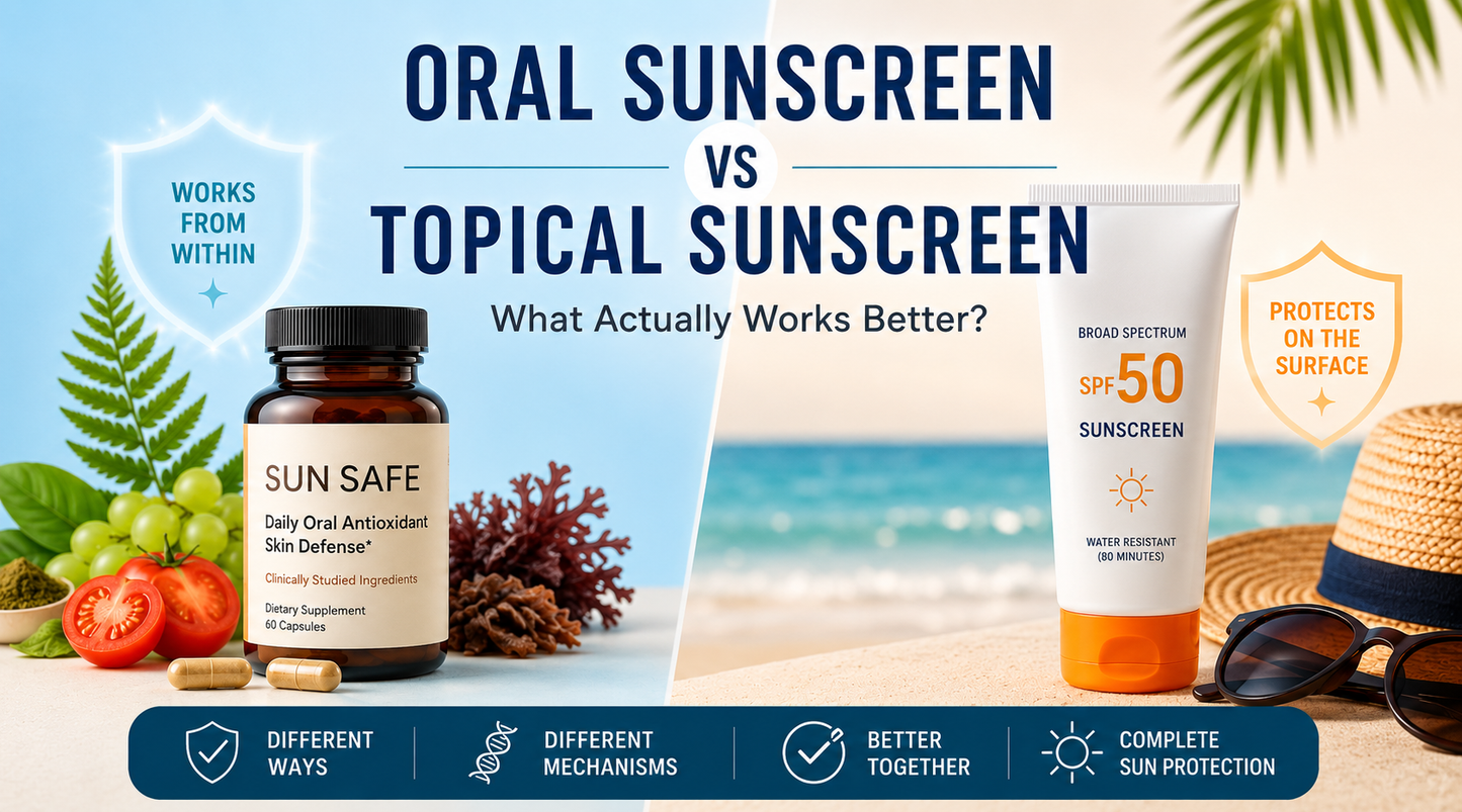 Oral Sunscreen vs Topical Sunscreen: What Actually Works Better?