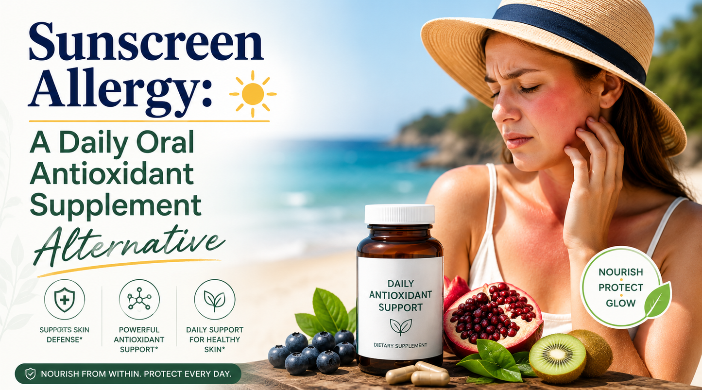 Sunscreen Allergy Alternative Supplement
