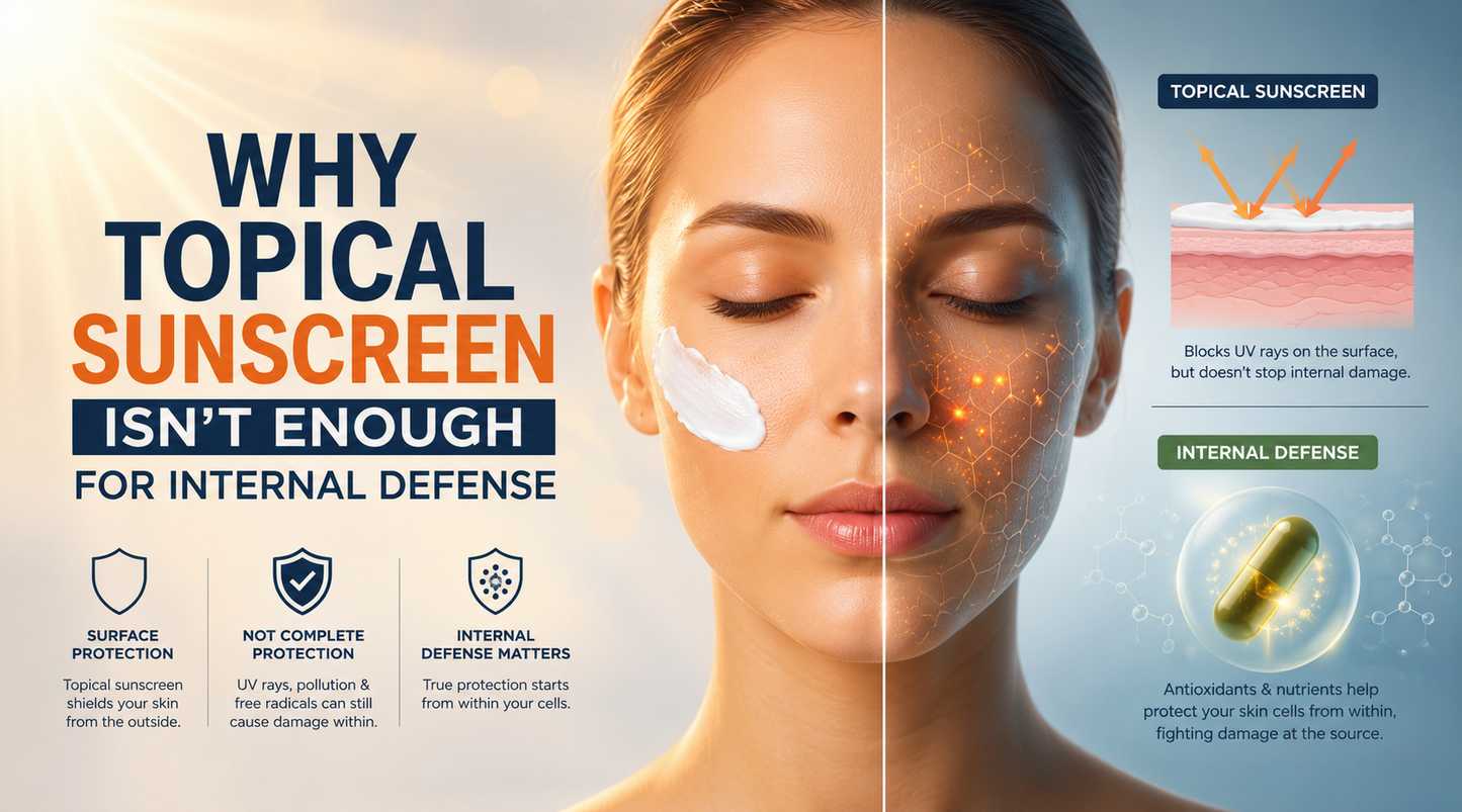 Why Topical Sunscreen Isn't Enough for Internal Defense