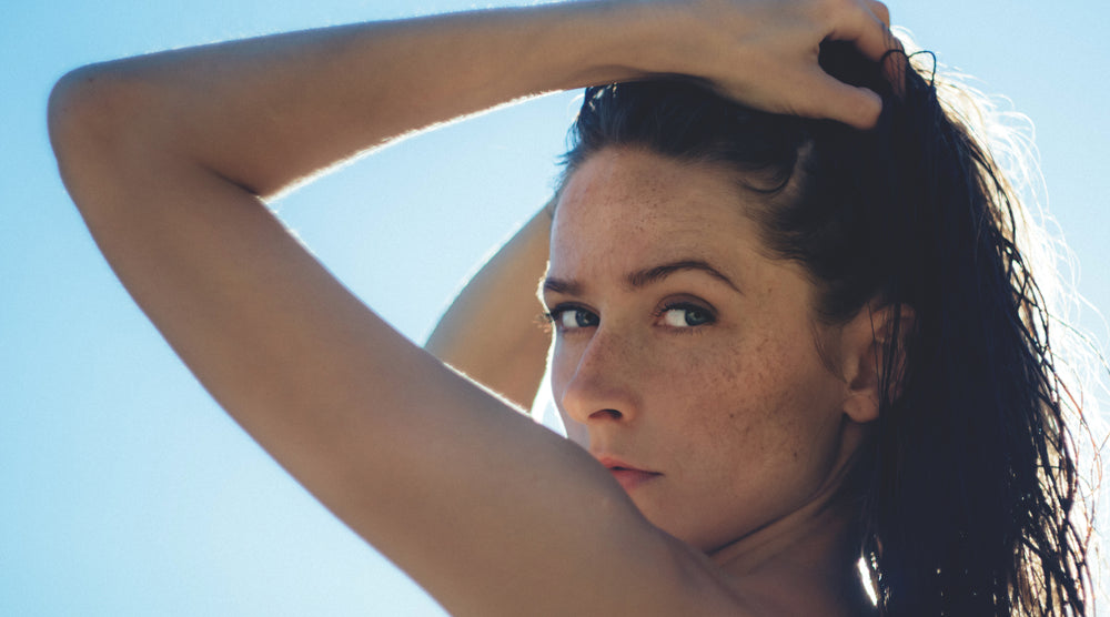 Hyperpigmentation Treatment with Sunsafe Rx for Woman In The Sun
