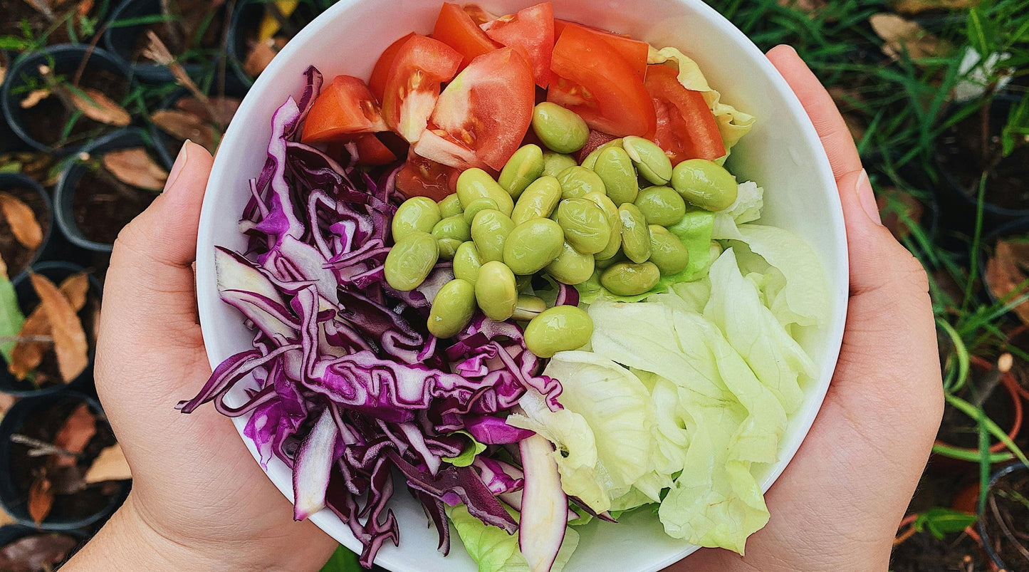 Vegetables and fruit with decreasing nutrient density